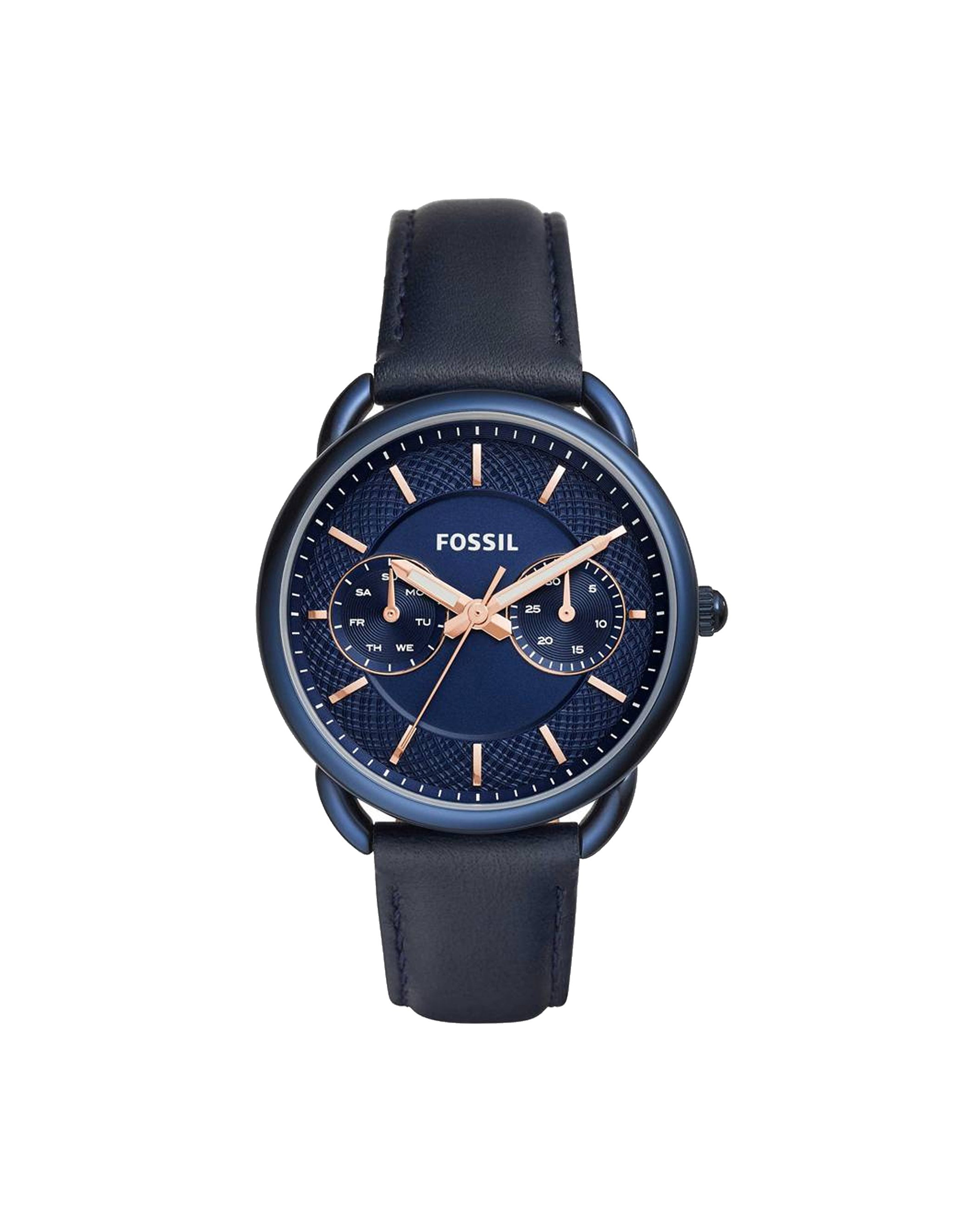 Fossil Women's Blue Leather Watch - ES4092